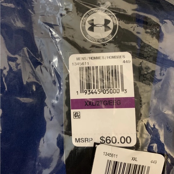 NWT Men's Under Armour Unstoppable Track Jacket (XXL) - Picture 4 of 5